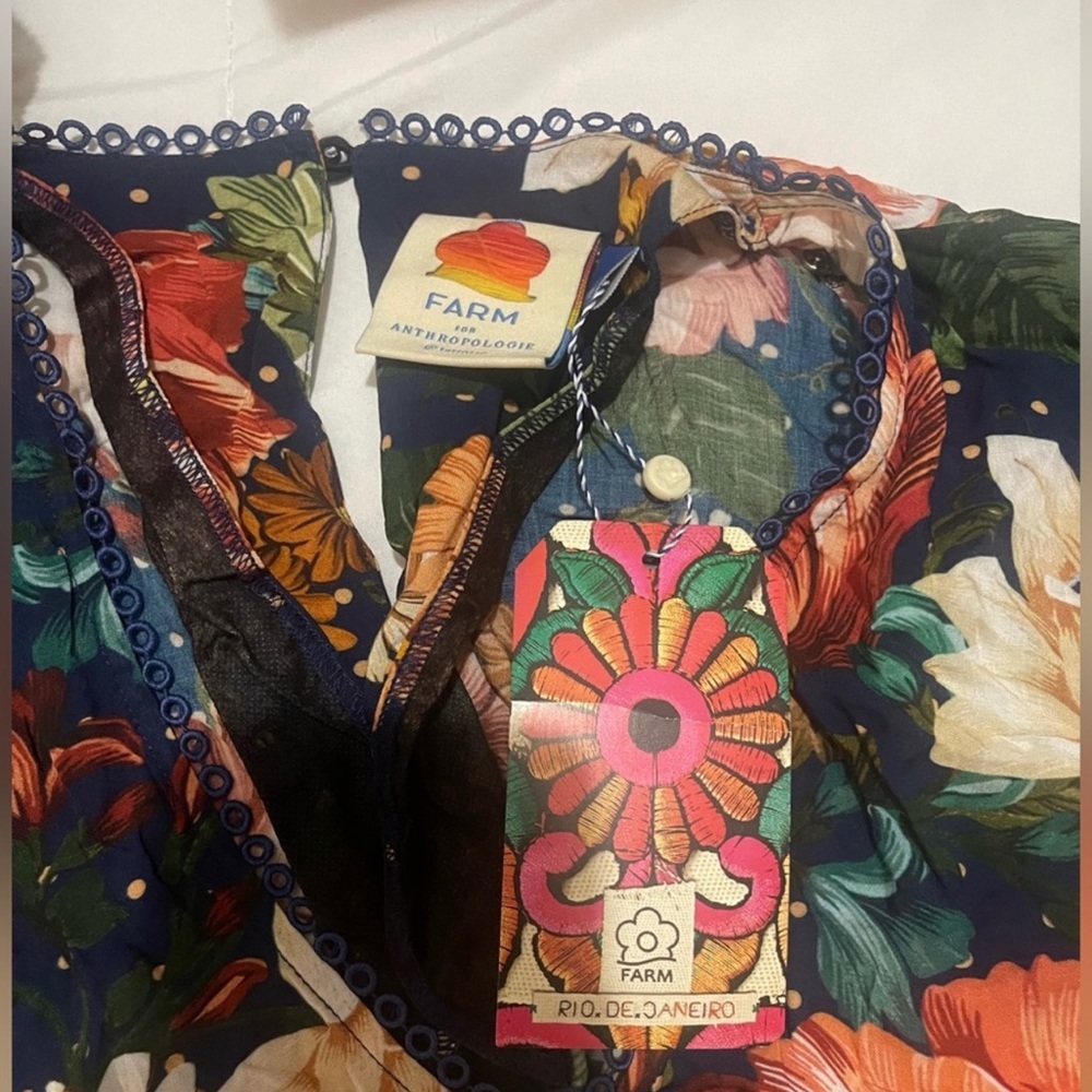 FARM RIO ANTHROPOLOGIE MAXI DRESS - Picture 4 of 11